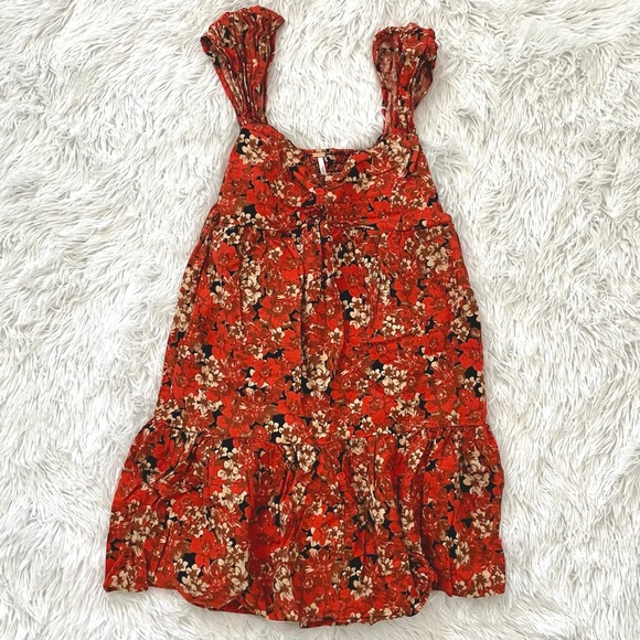Free People Tops - Free People Babydoll Floral Tunic